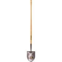 Round Point Shovel, Forged Steel Blade, Hardwood, Straight Handle Seaboard Timber Mart