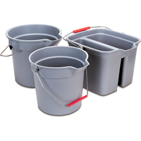 Brute&reg; Bucket, 3.5 US Gal. (14 qt.) Capacity, Grey Seaboard Timber Mart