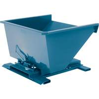 Self-Dumping Hopper, Steel, 3/4 cu.yd., Blue Seaboard Timber Mart