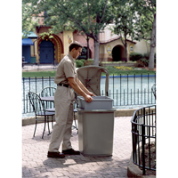 Untouchable&reg; Containers, Polyethylene, 35 US gal. Seaboard Timber Mart