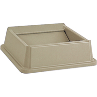 Untouchable&reg; Containers, Swing Lid, Plastic/Polyethylene, Fits Container Size: 19-3/4"x 19-3/4" Seaboard Timber Mart