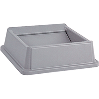 Untouchable&reg; Containers, Swing Lid, Plastic/Polyethylene, Fits Container Size: 19-3/4"x 19-3/4" Seaboard Timber Mart