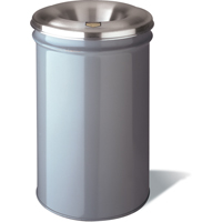 Cease-Fire&reg; Waste Cans, Metal, 4.5 US Gal. Seaboard Timber Mart