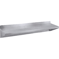 Shelves, Stainless Steel, 18" W x 5" D Seaboard Timber Mart