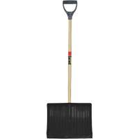 Nordic Snow Shovel, Polypropylene Blade, 17-3/4" Wide, D-Grip Handle Seaboard Timber Mart