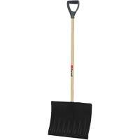 Nordic Snow Shovel, Polypropylene Blade, 17-3/4" Wide, D-Grip Handle Seaboard Timber Mart