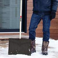 Nordic Snow Shovel, Polypropylene Blade, 17-3/4" Wide, D-Grip Handle Seaboard Timber Mart