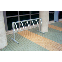 Style Bicycle Rack, Galvanized Steel, 12 Bike Capacity Seaboard Timber Mart
