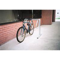 Style Bicycle Rack, Galvanized Steel, 6 Bike Capacity Seaboard Timber Mart