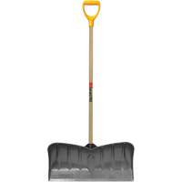 Pro Snow Pusher, Polypropylene Blade, D-Grip Handle, 26" W Seaboard Timber Mart