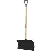 Nordic Snow Pusher, Polypropylene Blade, D-Grip Handle, 20-3/4" W Seaboard Timber Mart