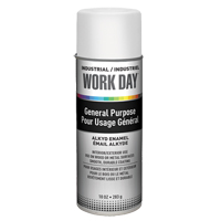 Peinture industrielle Work Day, Blanc, Brillant, 10 oz, Canette a&eacute;rosol Seaboard Timber Mart