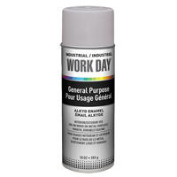 Peinture industrielle Work Day, Gris, Tr&egrave;s mat, 10 oz, Canette a&eacute;rosol Seaboard Timber Mart