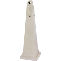 Groundskeeper Cigarette Waste Collectors, Free-Standing, Plastic, 1 US gal. Capacity, 39-3/4" Height Seaboard Timber Mart