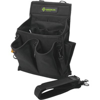 Sac &agrave; outils, Nylon, 20 pochettes, Noir Seaboard Timber Mart