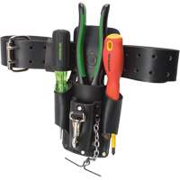 Poche pour ceinture porte-outils, Porte-outil multiple, Cuir, 4 Poches Seaboard Timber Mart