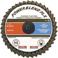 Powerblend FLX Roll-On Flap Disc, 3" x 120 Grit, Zirconia Alumina Seaboard Timber Mart