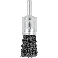 Brosse &agrave; fils cr&ecirc;p&eacute;s mont&eacute;e sur mandrin E050-20, 1/2", Fils 0,02", Tige 1/4" Seaboard Timber Mart