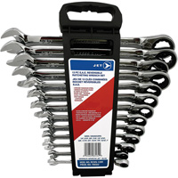 Long Pattern Reversible Wrench Set, Ratcheting Combination, 13 Pieces, Imperial Seaboard Timber Mart