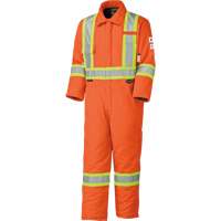 5532A High Visibility FR Rated & Arc Rated Safety Coveralls, Size 2X-Large, High Visibility Orange, 58 cal/cm² Seaboard Timber Mart
