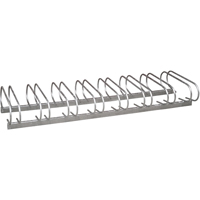 Style Bicycle Rack, Galvanized Steel, 8 Bike Capacity Seaboard Timber Mart