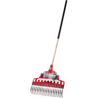 Multi-Purpose Lawn Rake, 20" Blade, 20 Tines, Hardwood Handle, Steel Blade Seaboard Timber Mart