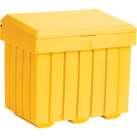 Economy Salt Sand Storage Container, 32" x 23" x 27-1/2", 10 cu. Ft., Yellow Seaboard Timber Mart
