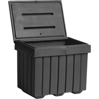 Economy Salt Sand Storage Container, 32" x 23" x 27-1/2", 10 cu. Ft., Grey Seaboard Timber Mart