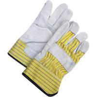 Gants d'ajusteur classiques, Taille unique, Paume en Cuir de vache refendu, Doublure en Molleton Seaboard Timber Mart