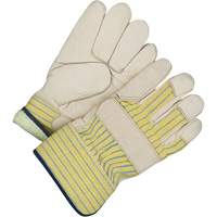 Gants d'ajusteur classiques, Taille unique, Paume en Cuir fleur de vache, Doublure en Peluche d'acrylique Seaboard Timber Mart