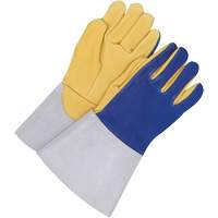 Gants pour soudeur TIG avec poignet de 5,5", Cuir fleur de daim, Taille 10 Seaboard Timber Mart