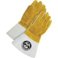 Gants pour soudeur avec poignet de 5", Cuir de vache refendu, Taille Taille unique Seaboard Timber Mart