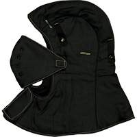 CarbonX&reg; FR Hardhat Liner with Face Mask, Black, Cotton/Jersey/Twill Seaboard Timber Mart