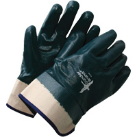 Gants enduits Deny avec poignet de s&eacute;curit&eacute;, Taille unique, R&ecirc;vetement Nitrile, Enveloppe en Coton Seaboard Timber Mart