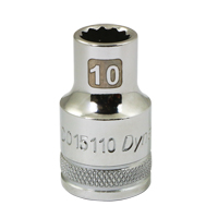 Douille m&eacute;trique, 10 mm, Prise 1/2", 12 pans Seaboard Timber Mart