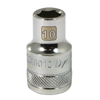 Douille m&eacute;trique, 10 mm, Prise 1/2", 6 pans Seaboard Timber Mart