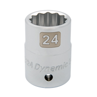 Douille m&eacute;trique, 19 mm, Prise 3/4", 12 pans Seaboard Timber Mart