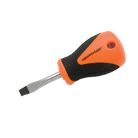 Tournevis court pour &eacute;crous &agrave; fente, Tige de 1/4", Ronde, 3-3/4" lo, Prise en Coussin&eacute;e Seaboard Timber Mart