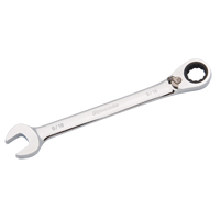 Cl&eacute; mixte &agrave; cliquet r&eacute;versible, 12 pans, 3/8", Fini Chrome Seaboard Timber Mart