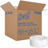 Scott&reg; Essential Toilet Paper, Jumbo/Coreless Roll, 2 Ply, 1150' Length, White Seaboard Timber Mart