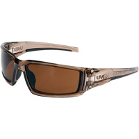 Uvex Hypershock Safety Glasses, Espresso Lens, Anti-Scratch/Polarized, ANSI Z87+ Seaboard Timber Mart