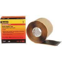 Scotch&reg; Rubber Mastic Tape 2228, 50.8 mm (2") x 3 m (10'), Black Seaboard Timber Mart