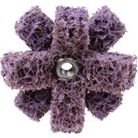 Croix de lustrage BF-XB Scotch-Brite, 1-1/2" dia., Grain Moyen, Oxyde d'aluminium Seaboard Timber Mart