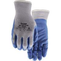 Stealth Blue Chip Coated Gloves, Large, Rubber Latex Coating, 10 Gauge, Polyester Shell Seaboard Timber Mart