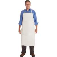AlphaTec&reg; 56-101 PVC Apron, PVC/Vinyl, White, 33" W x 44" L Seaboard Timber Mart