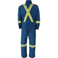 Dupont Nomex&reg; IIIA Deluxe Coveralls, Size 4X-Large, Royal Blue, 6 cal/cm² Seaboard Timber Mart