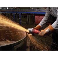 Small Lock-On Angle Grinder with Shroud Slide, 5", 12 A Seaboard Timber Mart