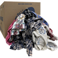 Select Wiper Rags, Flannel, Mix Colours, 20 lbs. Seaboard Timber Mart