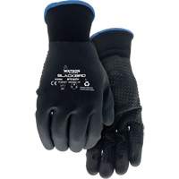 Stealth Blackbird Coated Gloves, X-Large, Microfoam Nitrile Coating, 15 Gauge, Polyester Shell Seaboard Timber Mart