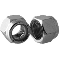 NTU Thin Heavy Series Locknut Nylon Insert, 3/4"-10 Dia., Zinc Plated Seaboard Timber Mart